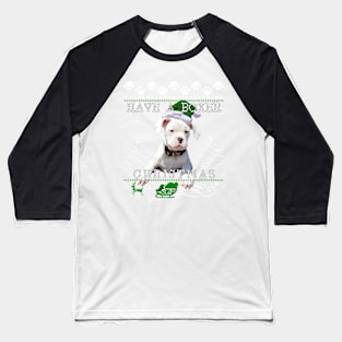 Have a Boxer Dog Christmas Sweater Baseball T-Shirt